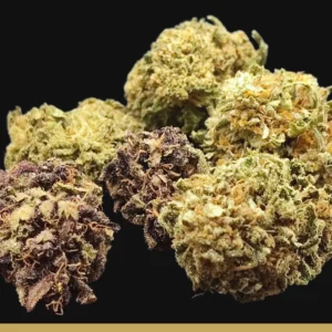 Mélange de grosses fleurs de CBD français, en agriculture Biologique